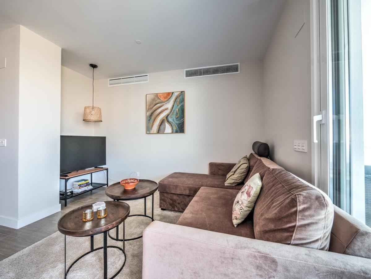 New Beach Front Apartment With Large Balcony Torrox Luaran gambar